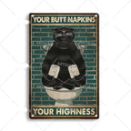 Vintage cat | metalen poster – materiaal: Tin — afbeelding 16