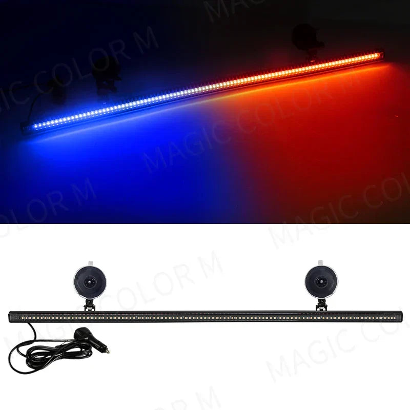 96 LED stroboscoop lichtbalk – veyra – (auto noodwaarschuwingslicht)