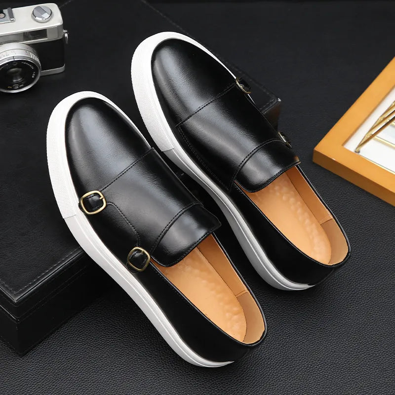 Leren schoenen voor heren met comfort