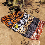 Short Aaron met dierenprint