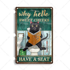 Vintage cat | metalen poster – materiaal: Tin — afbeelding 10