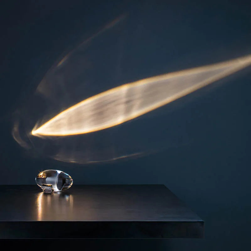 Betoverende kristal oog nachtlamp