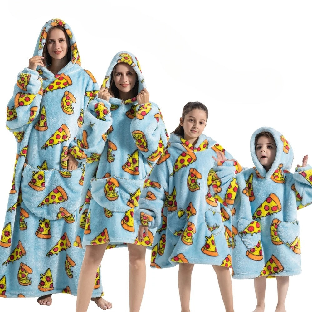 Hoodie-Deken voor herfst gezelligheid