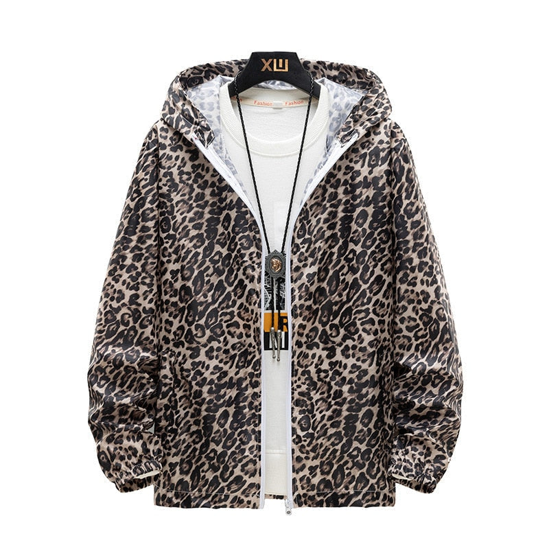 Jas met leopard print