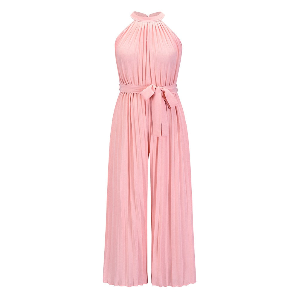 Jumpsuit met plooien voor dames
