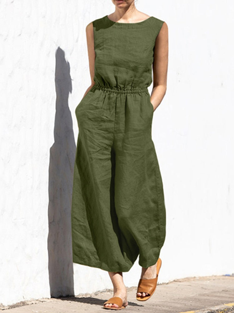 Sarah jumpsuit – linnen jumpsuit