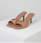 Open hak-mules voor dames