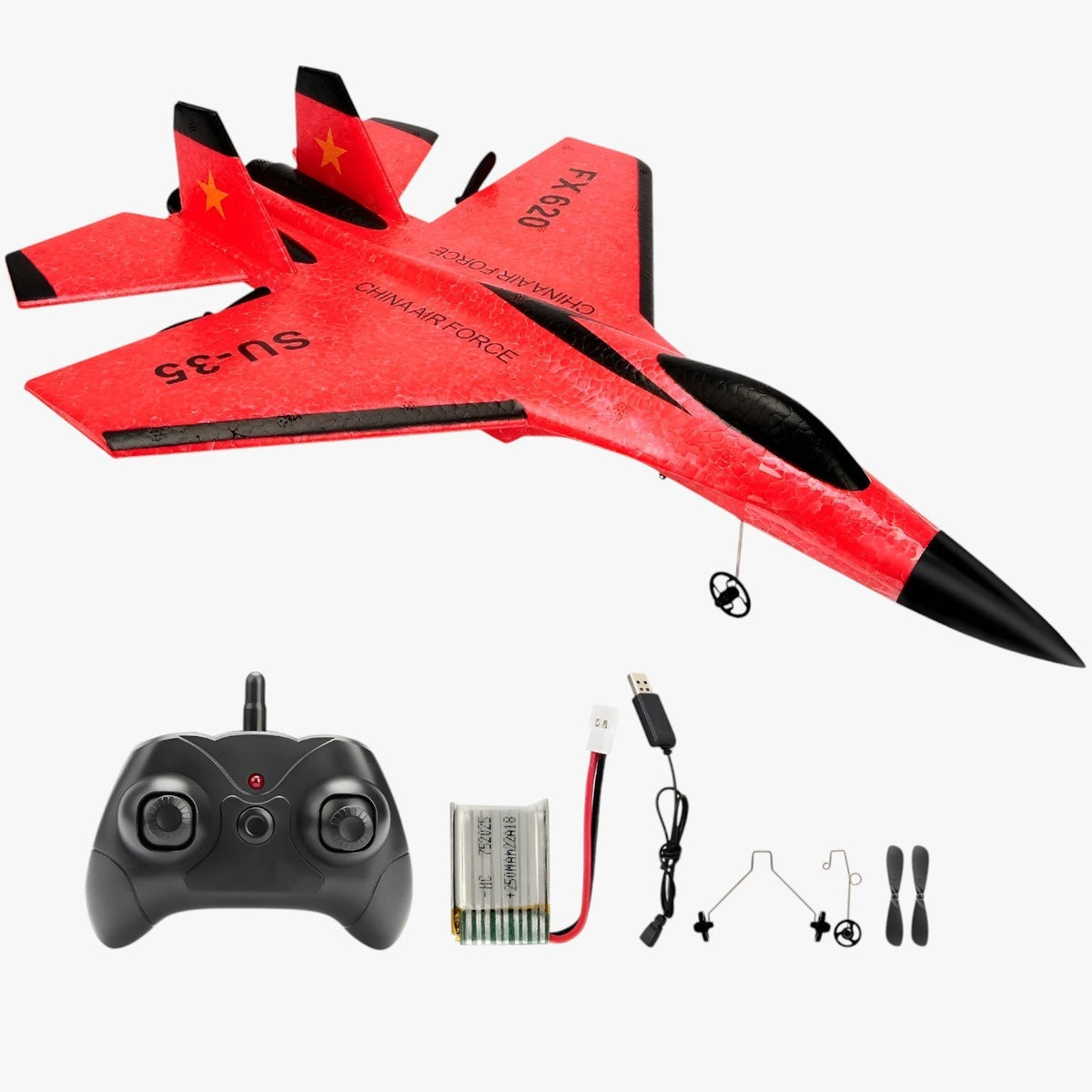 LED-zweefvliegtuig falconair – rc-vliegtuig met zwevend effect & afstandsbediening