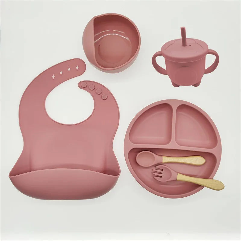 Silicone eetset voor baby's