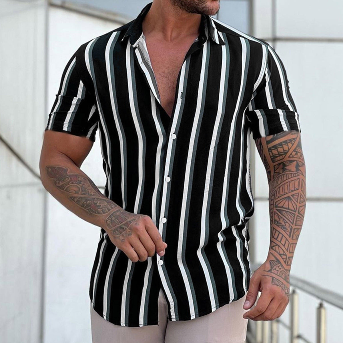 Gestreepte blouse Zane