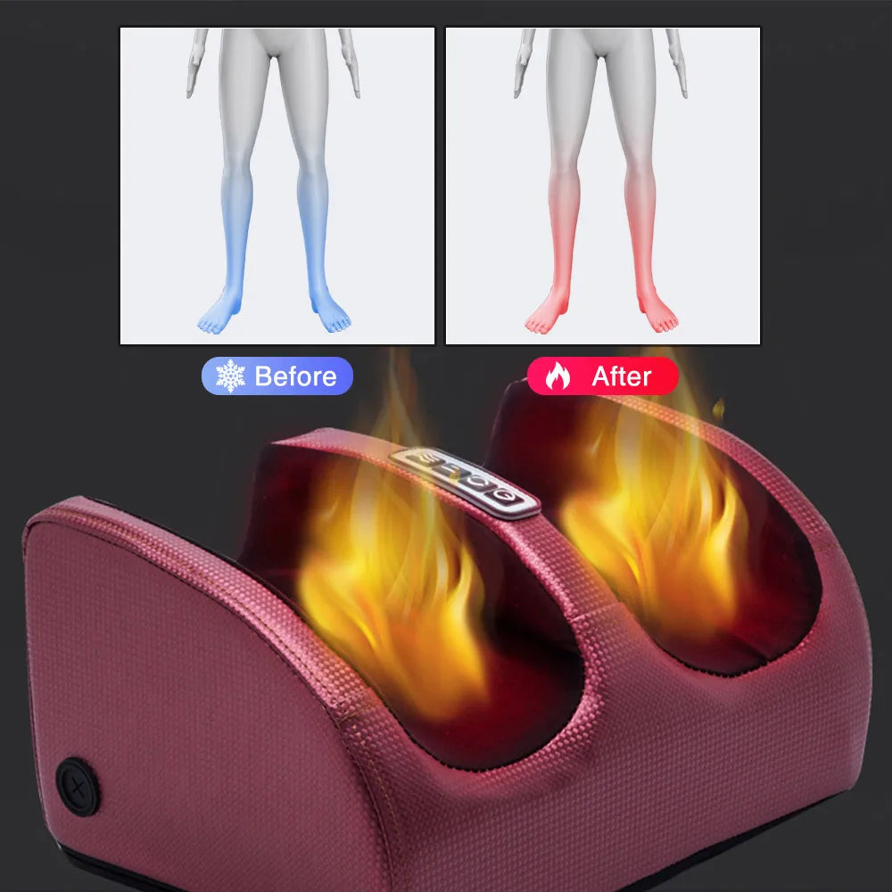 Voetmassageapparaat met shiatsu massage en warmtefunctie