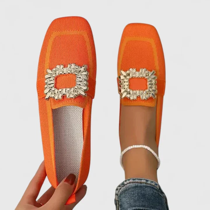 Damesloafers met gedempte inlegzool