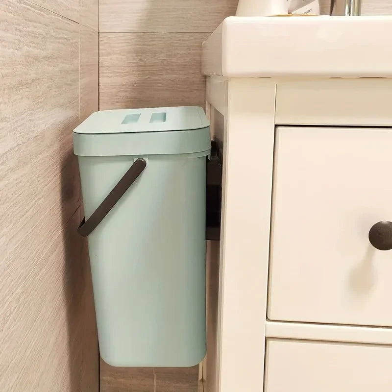 Rustigesluiting geïsoleerde prullenbak 3/5L