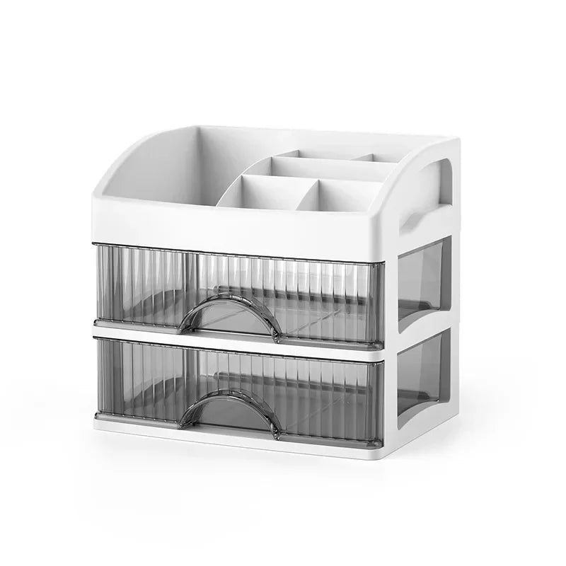 Transparante acryl make-up organizer