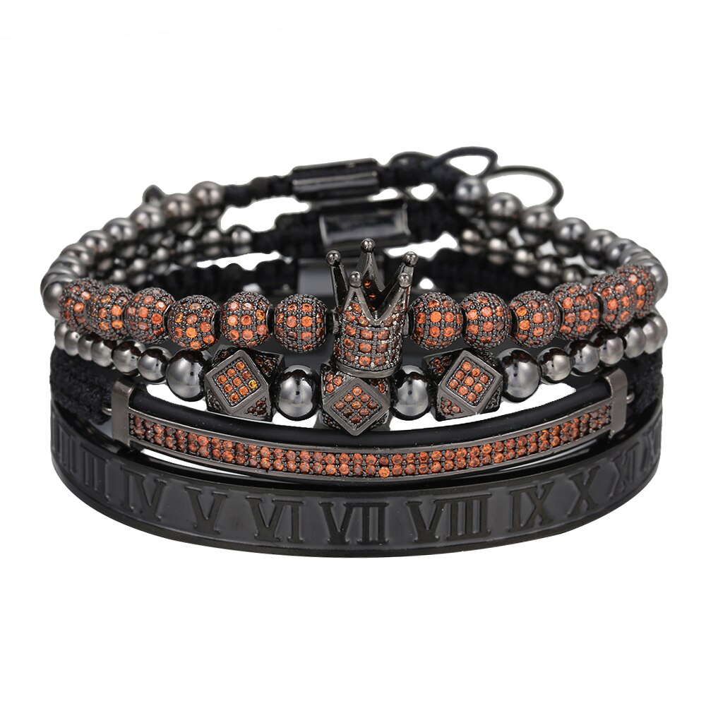 Gevlochten armband I am queen