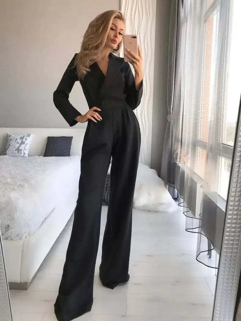Jumpsuit met lange mouwen