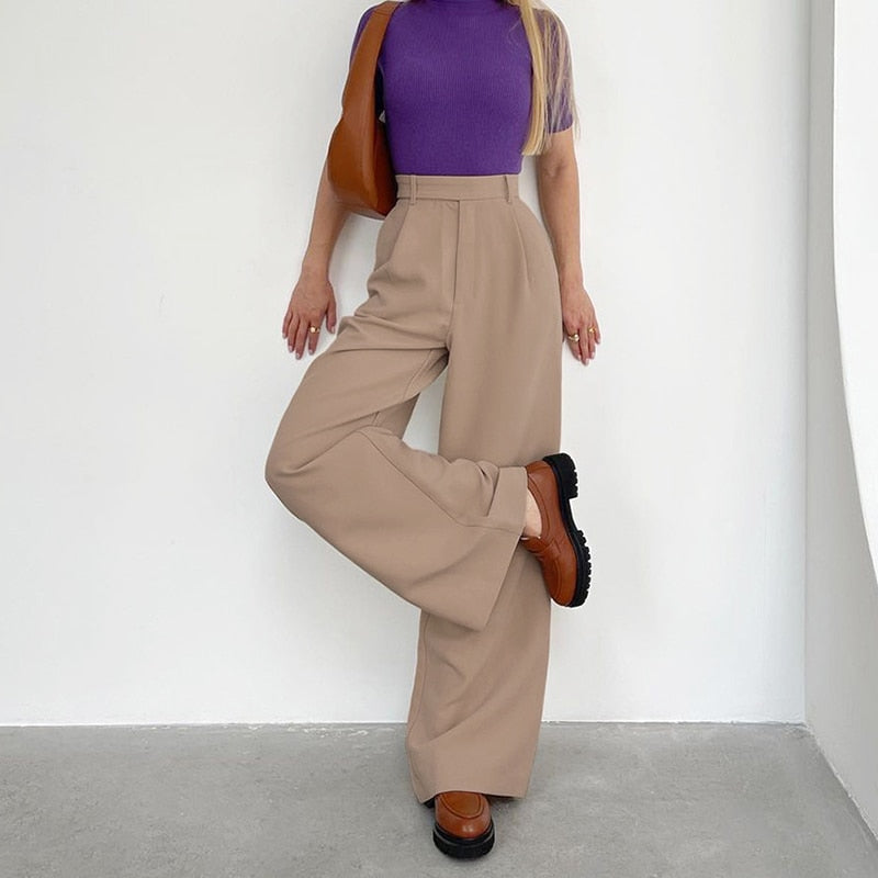 Hoge taille broek voor dames – Liva