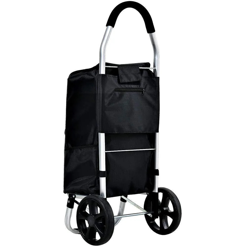 Vouwbare aluminium boodschappentrolley