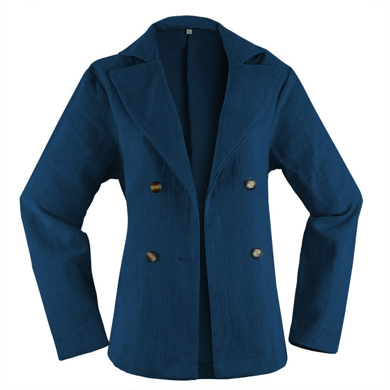 Effen blazer voor dames — afbeelding 5