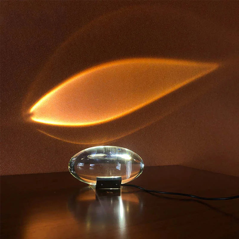 Betoverende kristal oog nachtlamp