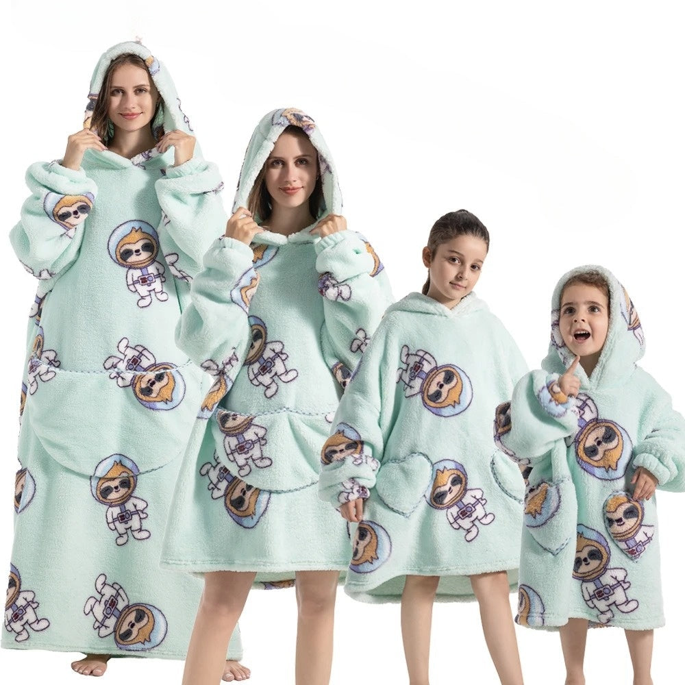 Hoodie-Deken voor herfst gezelligheid