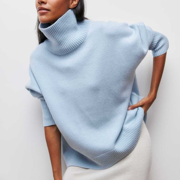 Zachte oversized dames coltrui