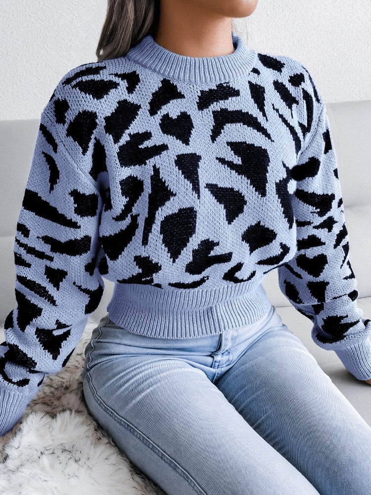 Sweater met jaguar print voor dames