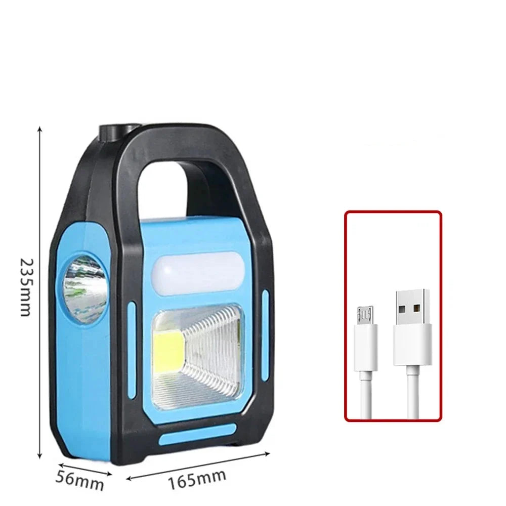 Oplaadbare USB campinglantaarn met powerbank