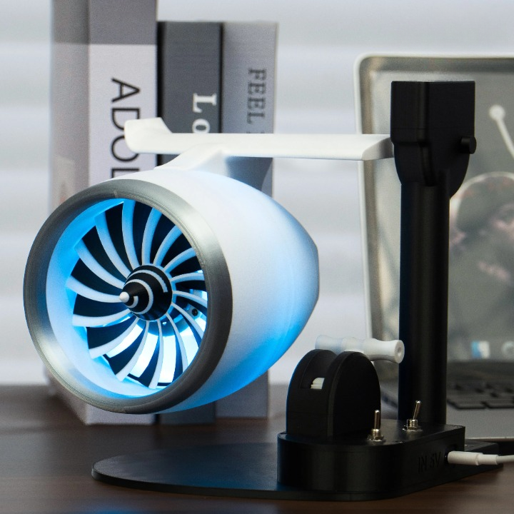 Turbojet ventilatorstype nevelbevochtiger met rgb-verlichting