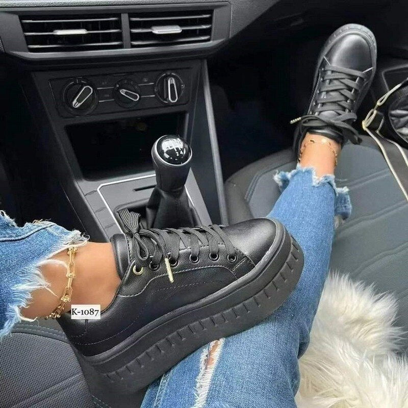 Platform sneaker voor dames