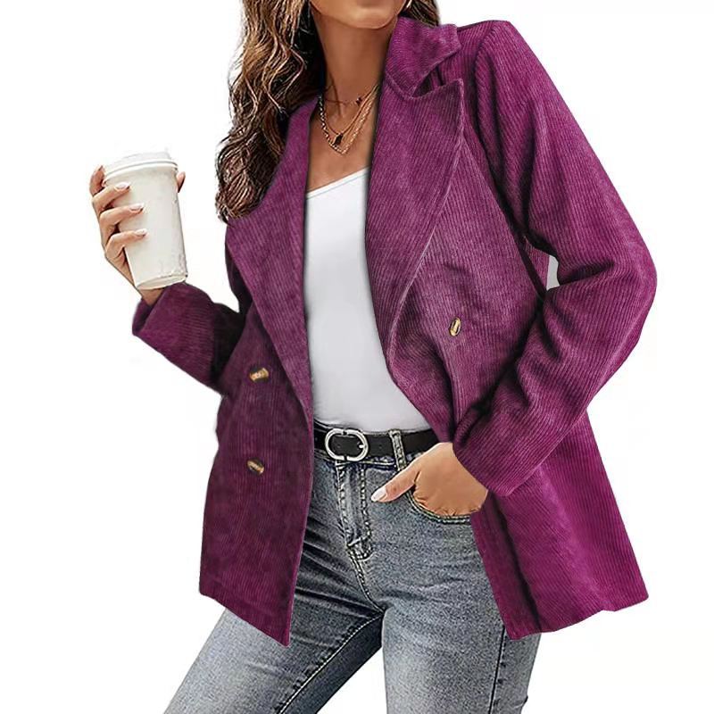 Effen blazer voor dames — afbeelding 2