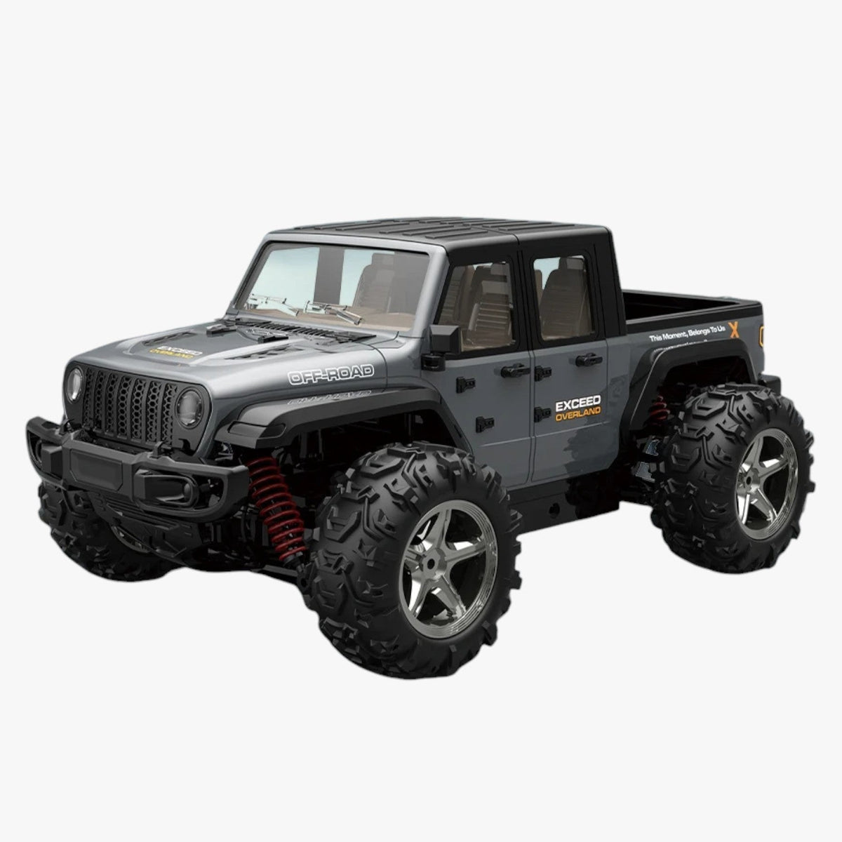 RC-offroadvoertuig met vierwielaandrijving