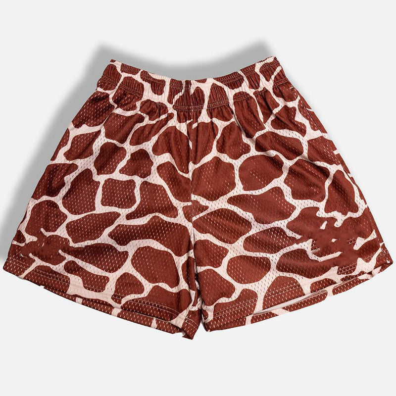 Short Aaron met dierenprint