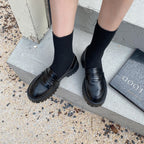 Platform loafers voor dames