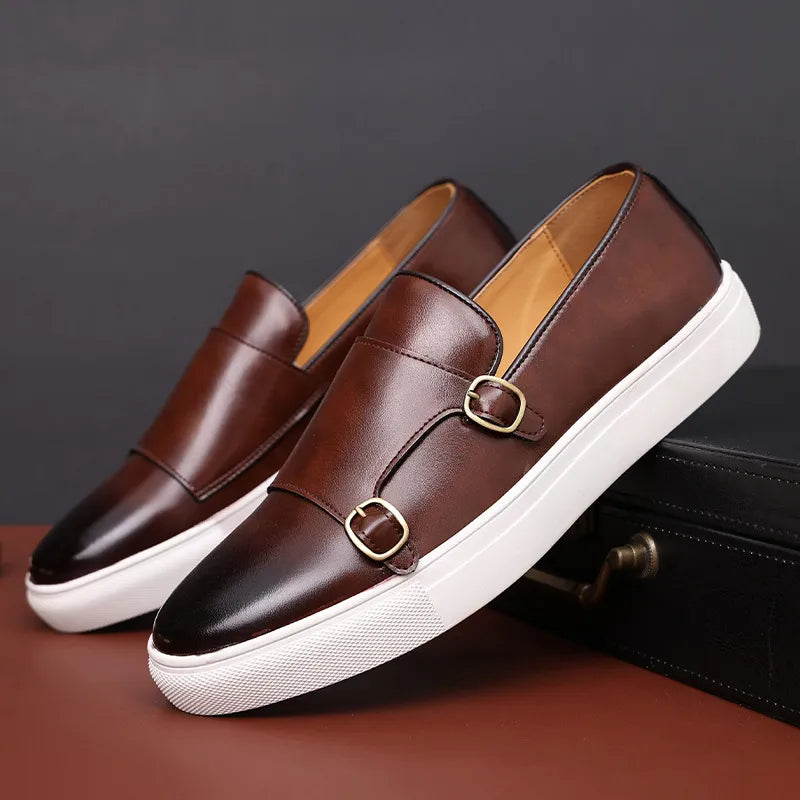 Leren schoenen voor heren met comfort