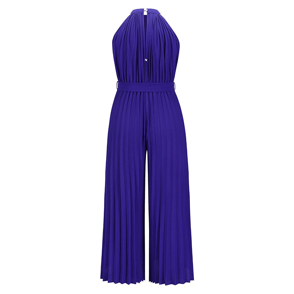 Jumpsuit met plooien voor dames