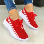 Sneakers met veters Vivian