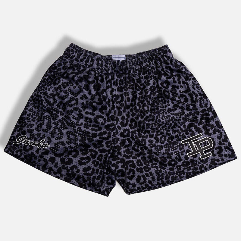 Short Aaron met dierenprint