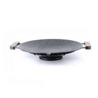 Draagbare aluminium grillpan met handvatten voor kamperen & BBQ