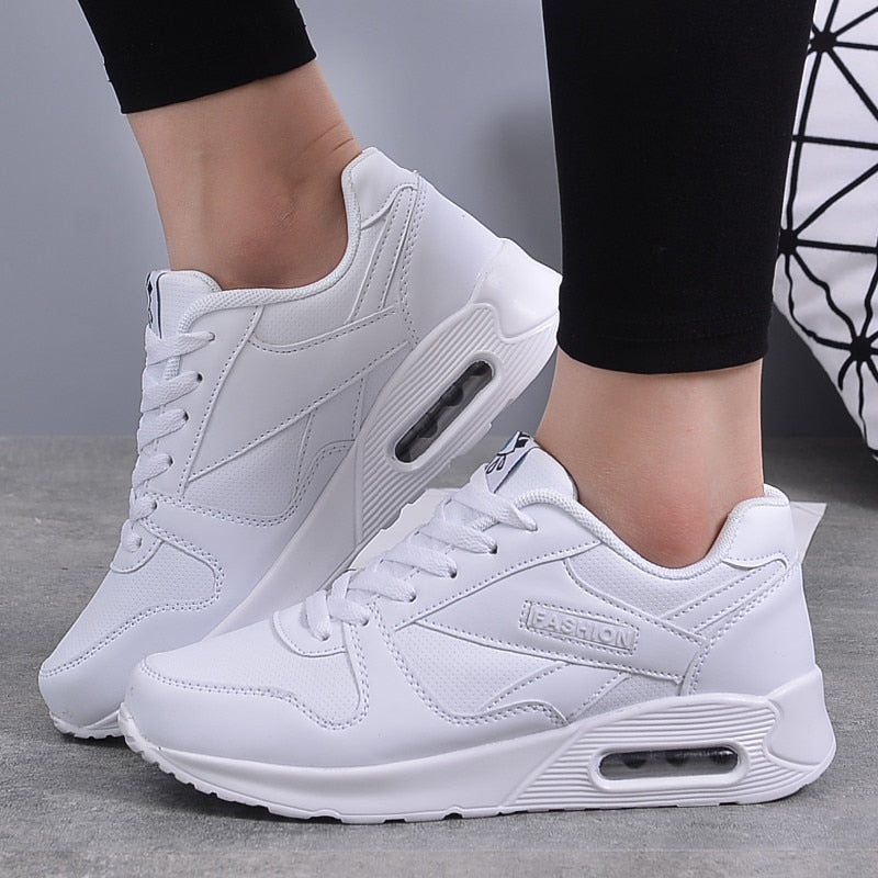 Vegan leren dames sneakers