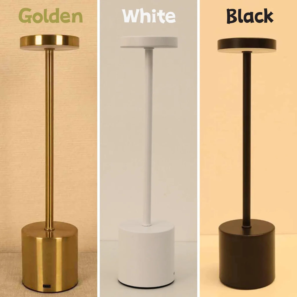 Draadloze metalen LED tafellamp — afbeelding 16