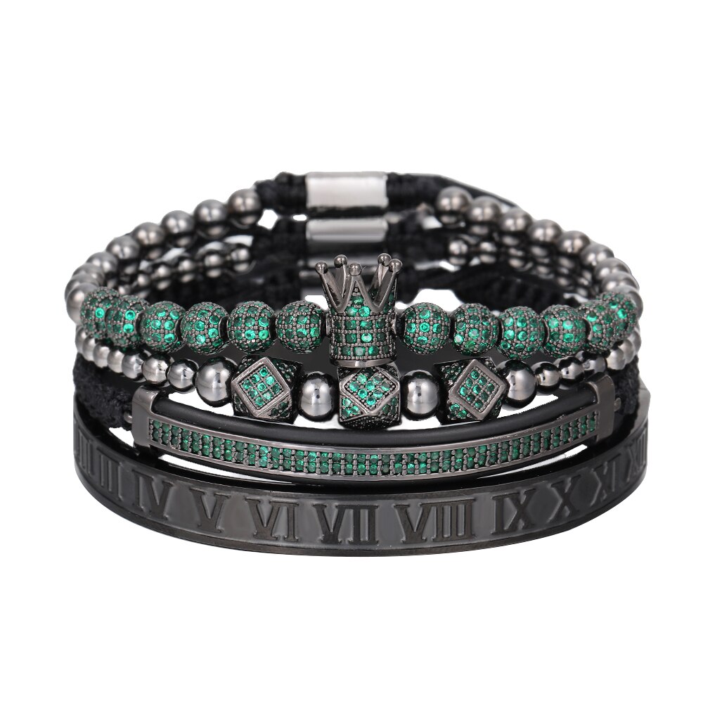 Gevlochten armband I am queen