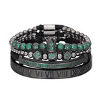 Gevlochten armband I am queen