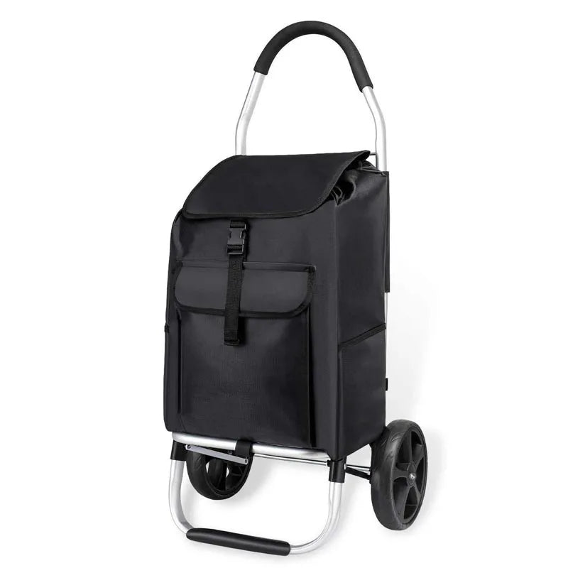 Vouwbare aluminium boodschappentrolley