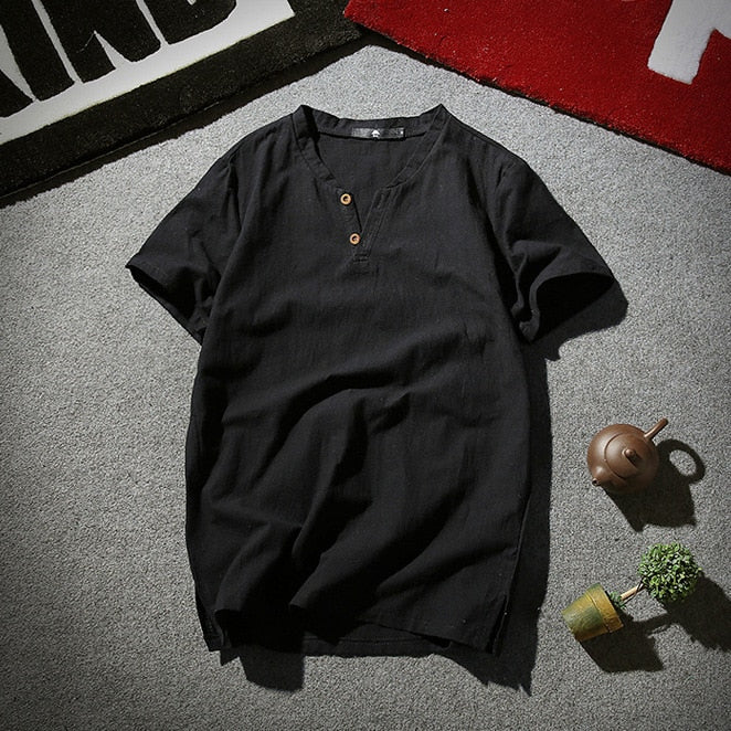 Landal linnen T-shirt voor heren