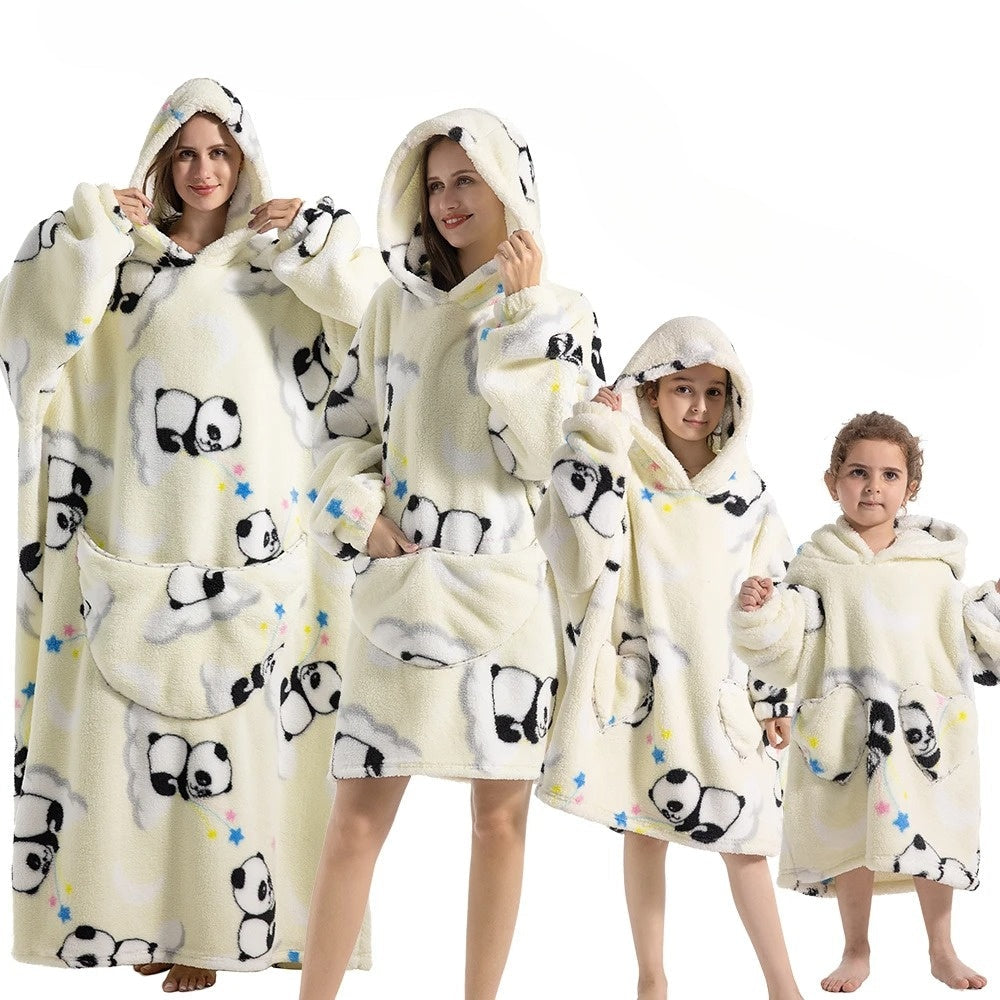Hoodie-Deken voor herfst gezelligheid