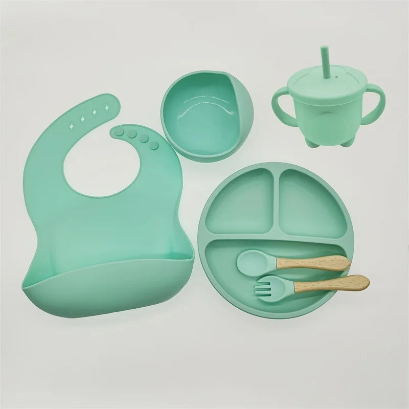 Silicone eetset voor baby's