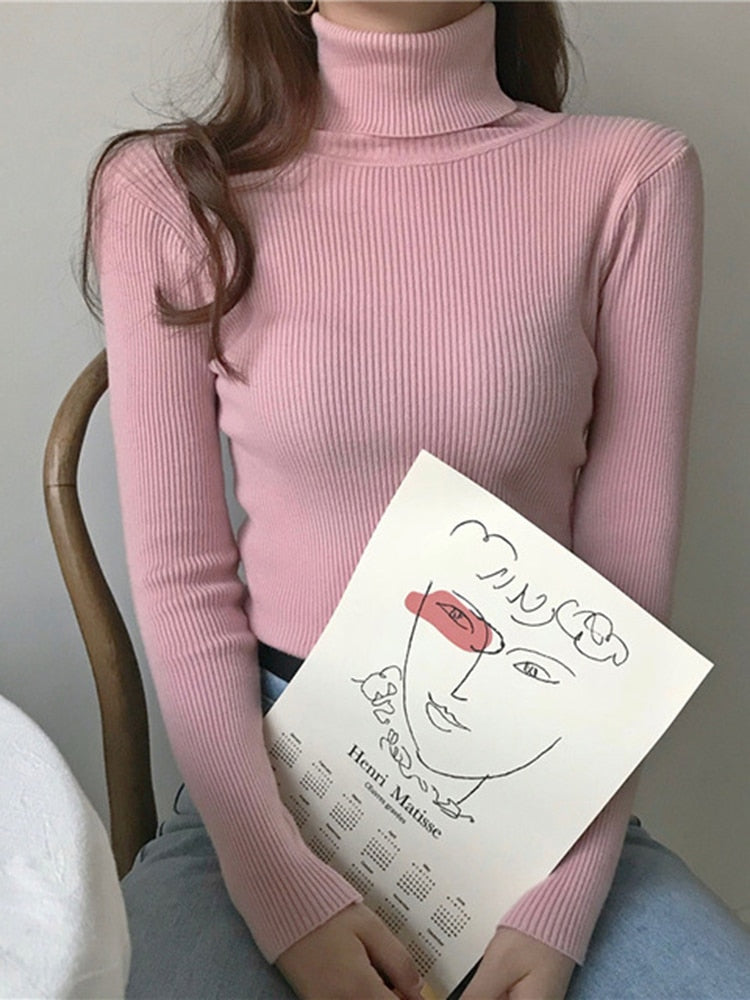 Pullovertrui met col