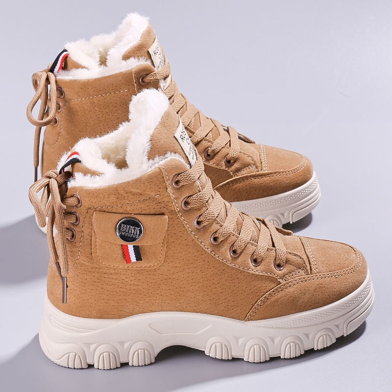 Warme boots met bont voering voor dames