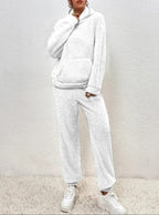 Ultra-Comfortabel teddy huispak met capuchon — afbeelding 26